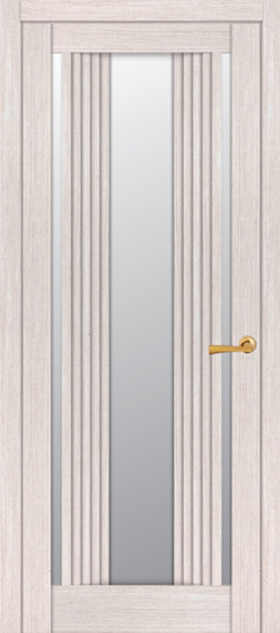 Межкомнатная дверь Мастер и К серия Лайт модель 2195 ПО со стеклом велюр КАПУЧИНО