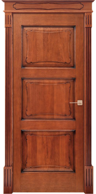 Межкомнатная дверь фабрики Поставский МЦ модель Д6 ПГ орех