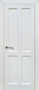 Межкомнатная дверь Поставского МЦ модель М1 ПГ белый воск