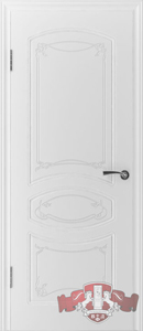 Межкомнатная дверь Владимирской фабрики Честер 15ДГО белая эмаль