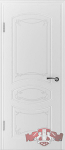 Межкомнатная дверь Владимирской фабрики Версаль 13ДГО белая эмаль