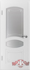 Межкомнатная дверь Владимирской фабрики Версаль 13ДРО белая эмаль